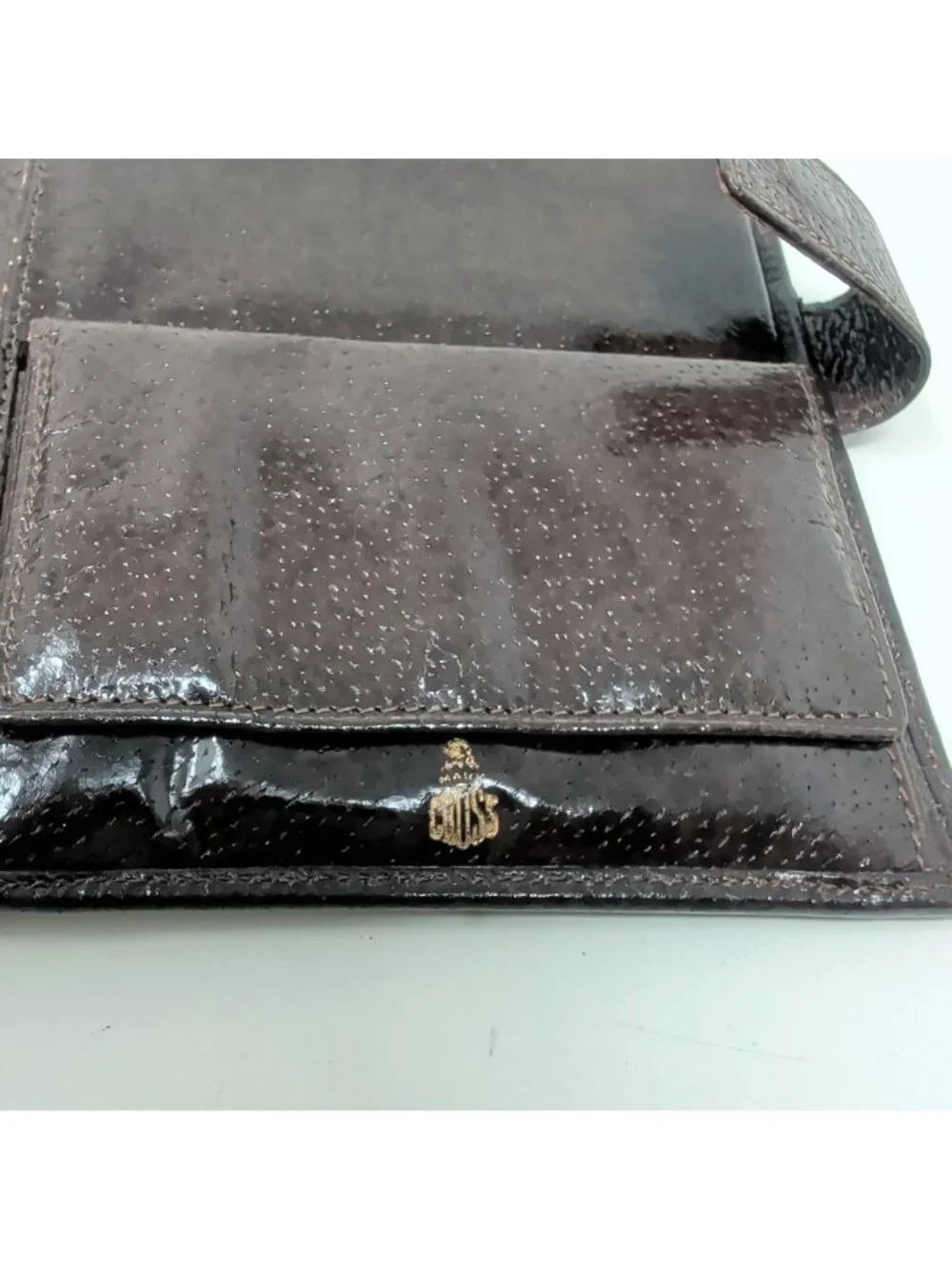 Vintage Mark Cross Wallet Leather Brown 60s